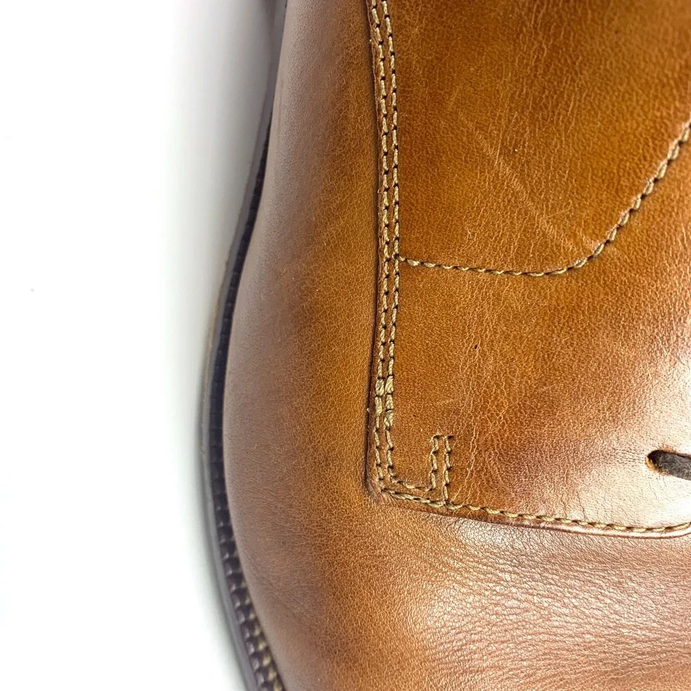 Cole Haan Benton Cap Toe Derby II Leather Oxford Shoes Mens Sz 13 M Brown C24120